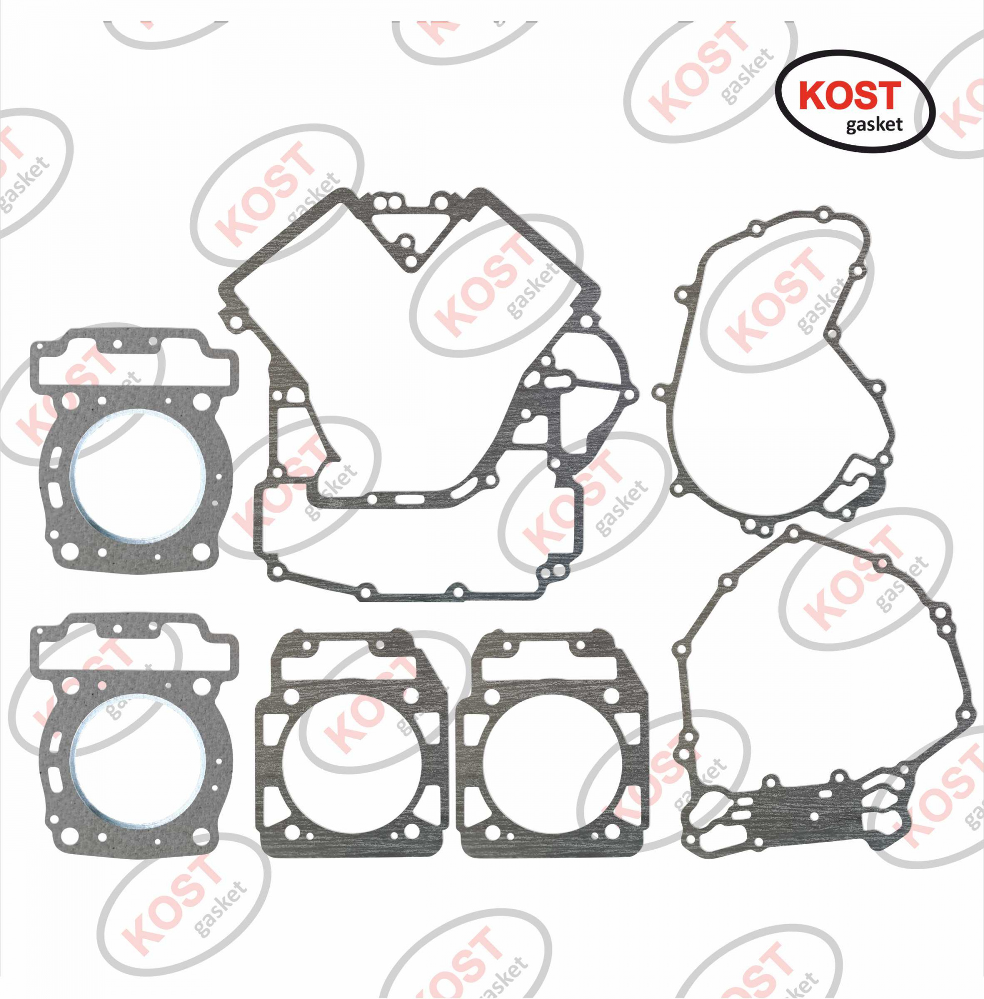 OEM Kit BRP V-800 - Комплект прокладок для снегохода BRP 800 Rotax с ГБЦ | KOST-GASKET